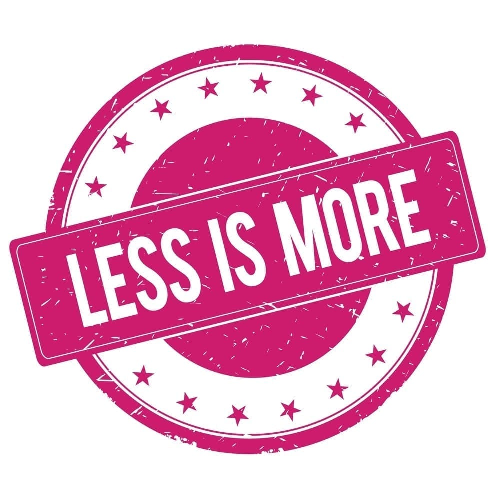 Less is more by Mademoiselle M