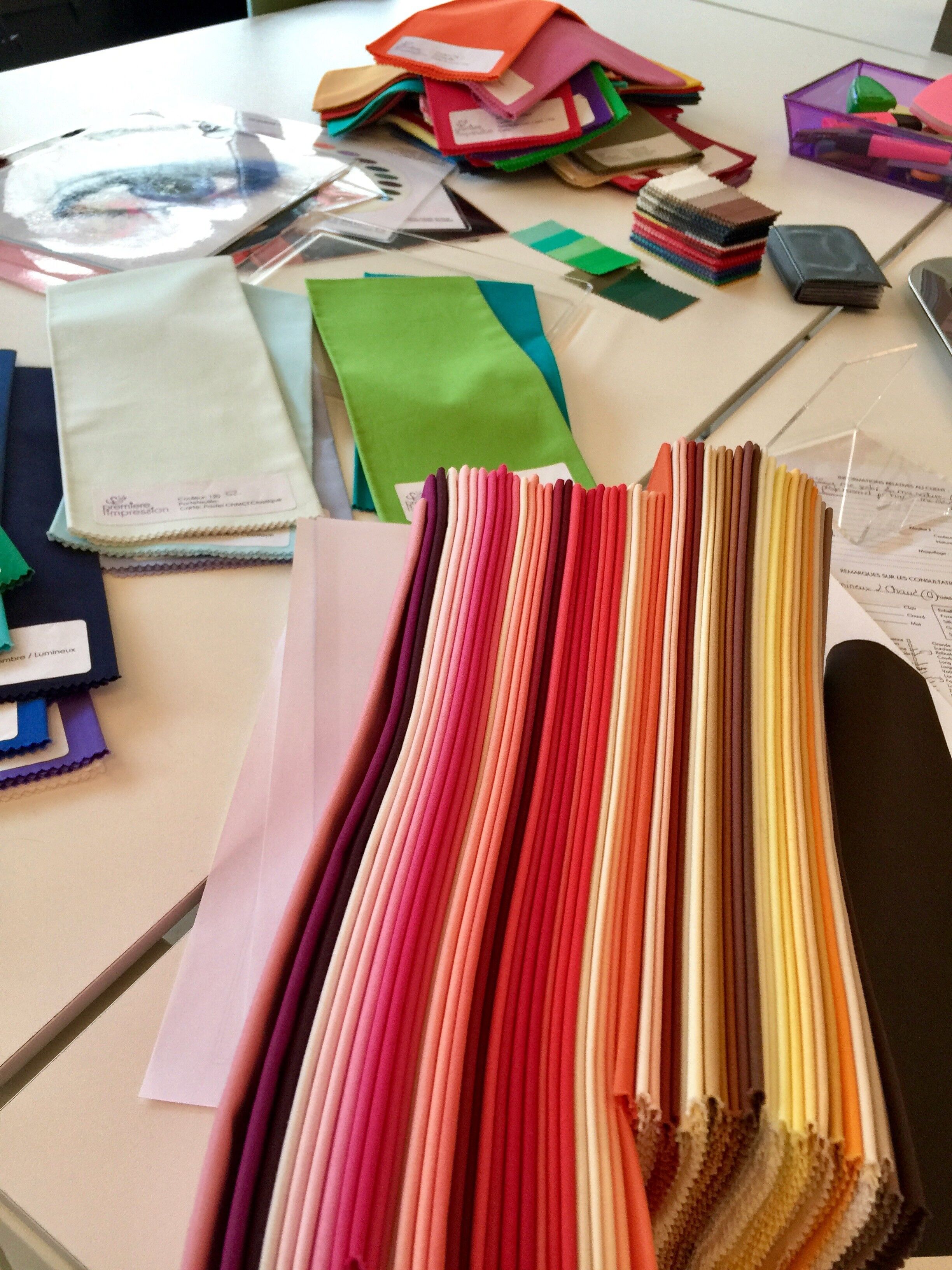 Tissus de couleurs by Mademoiselle M