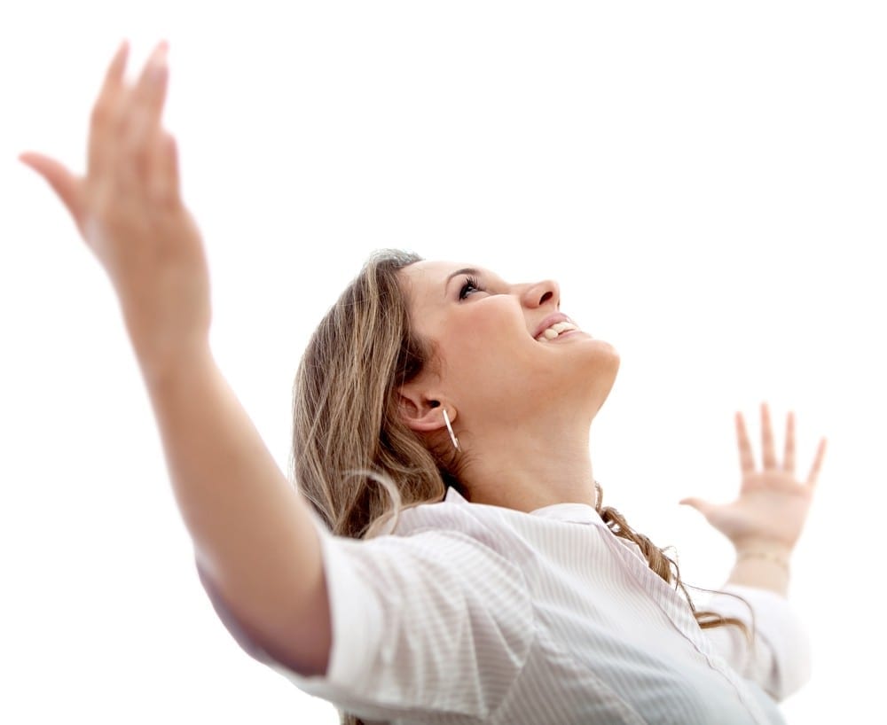 Résolutions femme heureuse bras ouverts by Mademoiselle M