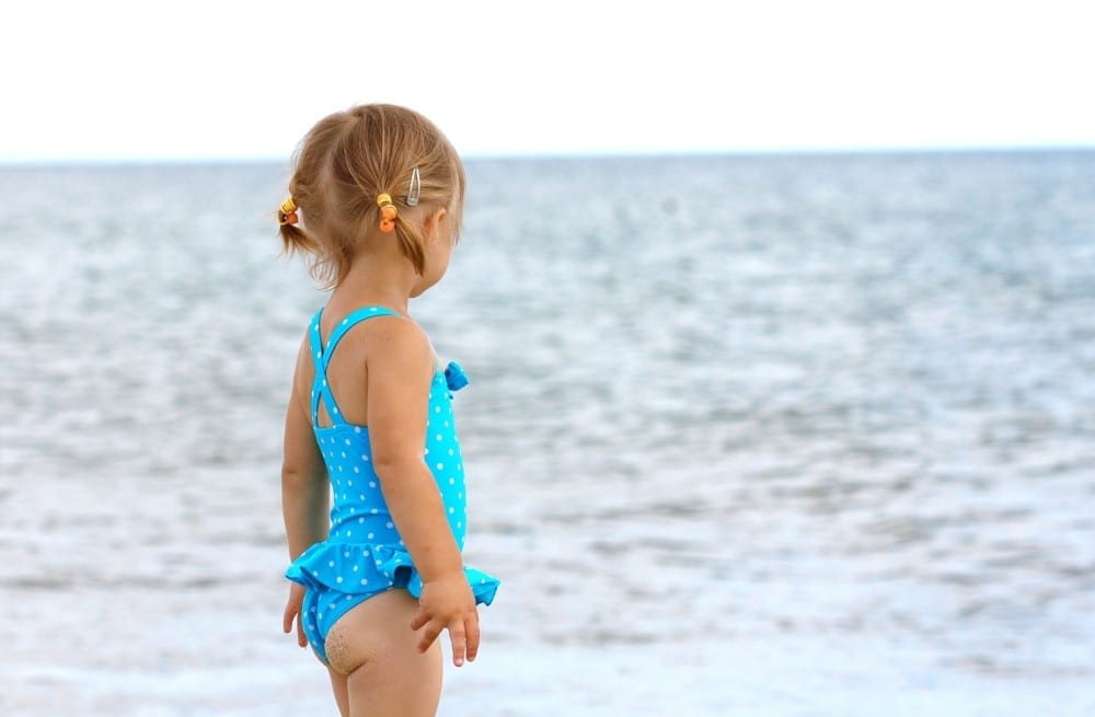 Maillot de bain petite fille mer by Mademoiselle M